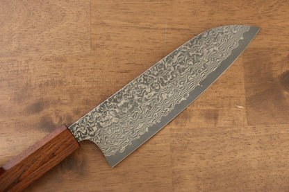 Thương hiệu Yoshimi Kato VG10 Thép Damascus Dao đa năng Santoku dao Nhật 180mm Chuôi dao